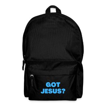 Got Jesus - Christian Quotes - Backpack - black - Front