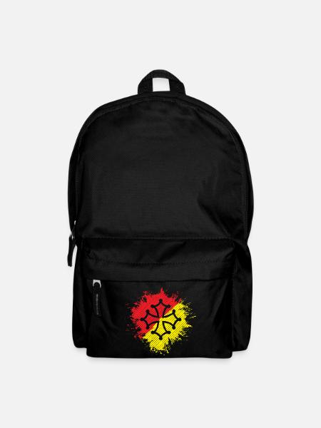 Occitania, Croix Occitanie, Cadeau Sud - Backpack - black