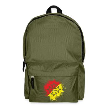 Okzitania, Okzitanien-Kreuz, Geschenk Süd - Rucksack - Olivgrün - Vorne