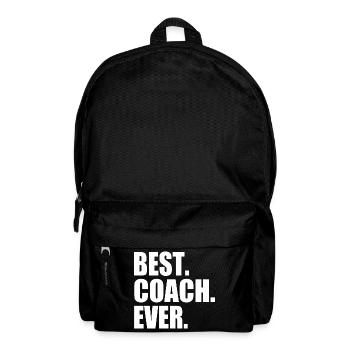 Best coach ever - Rucksack - Schwarz - Vorne