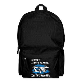 pilote je peux t j’ai des avions dans le hangar - Sac à dos - noir - Devant