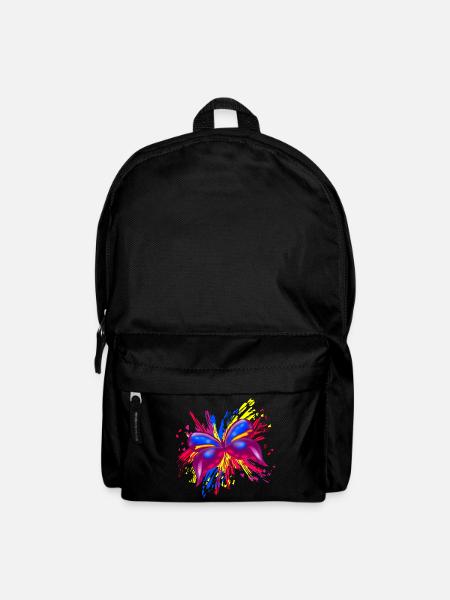 SchmetterlingLila - Rucksack - Schwarz
