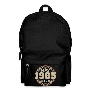 Mai 1985 Vintage Nées En Mai 1985 Anniversaire - Sac à dos - noir - Devant
