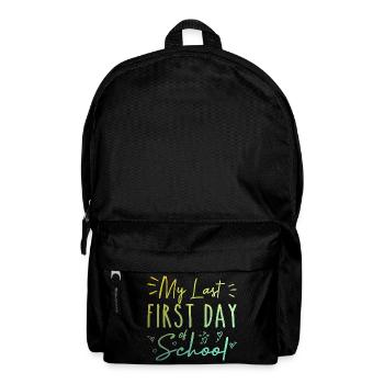 My Last First Day of School Teacher Retirement - Sac à dos - noir - Devant