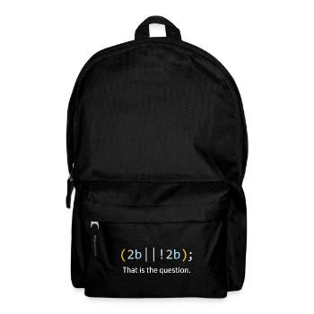 Computer Scientist Computer Science Code Programmer - Backpack - black - Front