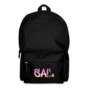 segeln segelboot segler - Rucksack - Schwarz - Vorne