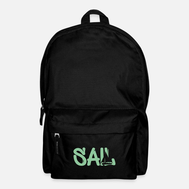 Sail Segeln Segelboot - Rucksack - Schwarz