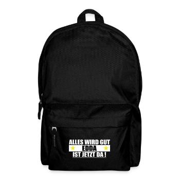 Edda Last name First name Birthday - Backpack - black - Front