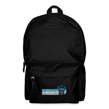 LKW Truck Fernfahrer Trucker Berufskraftfahrer - Backpack - black - Front