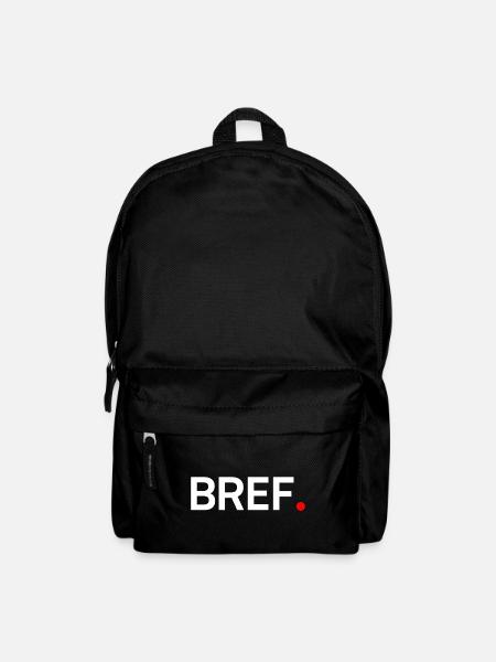 Kurz gesagt, moderner, minimalistischer Humor - Rucksack - Schwarz