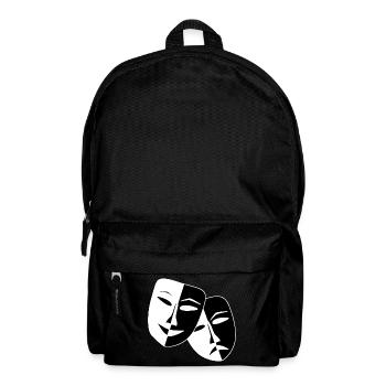 Masks / Comedy and tragedy / Drama - Backpack - black - Front