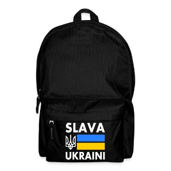 Slava ukraini - Backpack - black - Front