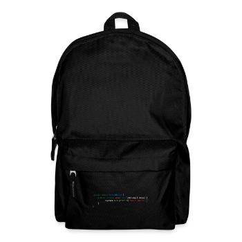 Java Hello World - Rucksack - Schwarz - Vorne