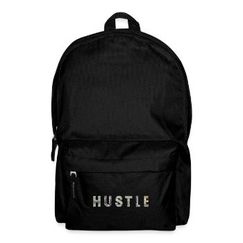 Hustle Money Texture Motivation Inspiration - Sac à dos - noir - Devant