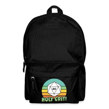 Holy crit,Gaming - Sac à dos - noir - Devant