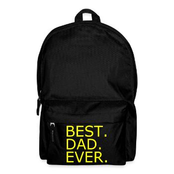 Best dad ever - Sac à dos - noir - Devant
