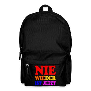 Plus jamais, c’est maintenant - Sac à dos - noir - Devant