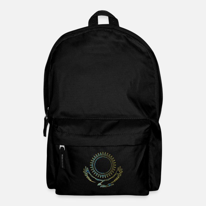 Kasachstan Adler edel - Rucksack - Schwarz