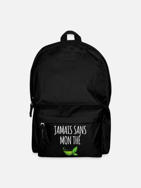 Jamais sans mon thé - Sac à dos - noir