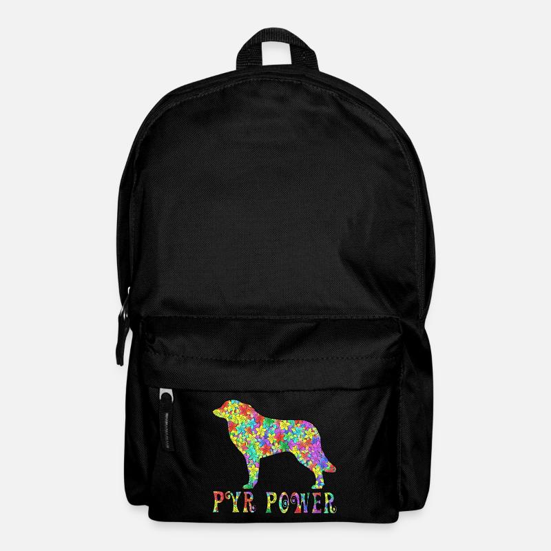 Pyrenean mountain dog, fully customizable as desired - Backpack - black