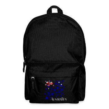 Australien Down Under - Rucksack - Schwarz - Vorne