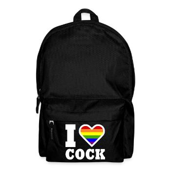 I love cock - Sac à dos - noir - Devant