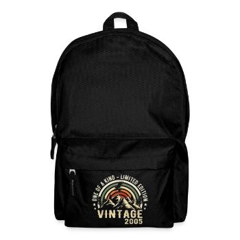 Born in 2005 Vintage 2005 Retro Anniversary 2005 - Backpack - black - Front