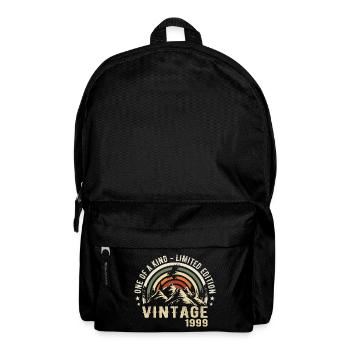 Né en 1999 Vintage 1999 Anniversaire Rétro 1999 - Sac à dos - noir - Devant
