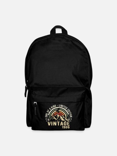Jahrgang 1986 Jahrgang 1986 Retro Geburtstag 1986 - Rucksack - Schwarz