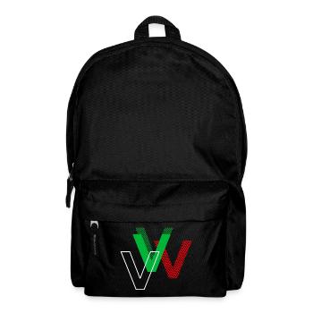 Letter V - Backpack - black - Front