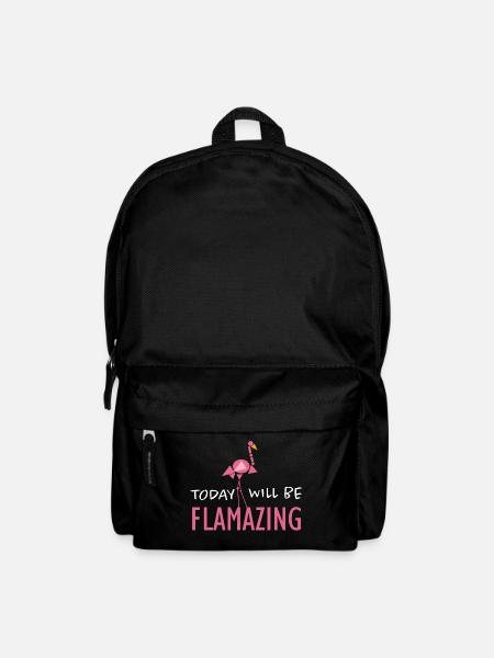 Flamingo - Rucksack - Schwarz