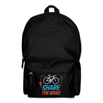 Share The Road - Backpack - black - Front