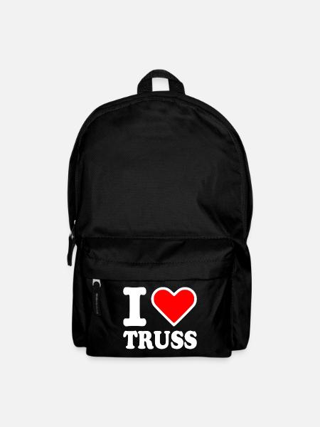 I love truss - Backpack - black