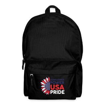 Sunflower Power Usa Pride 4. Juli - Rucksack - Schwarz - Vorne