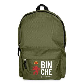 Binche le seul et unique - Carnaval de Binche - Sac à dos - vert olive - Devant