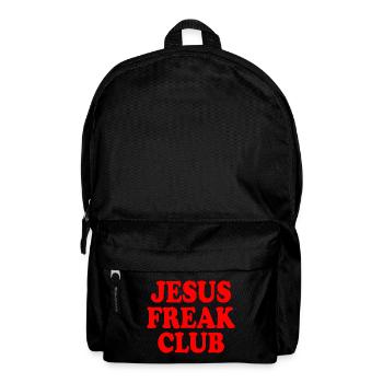 Jesus freak club - Rucksack - Schwarz - Vorne