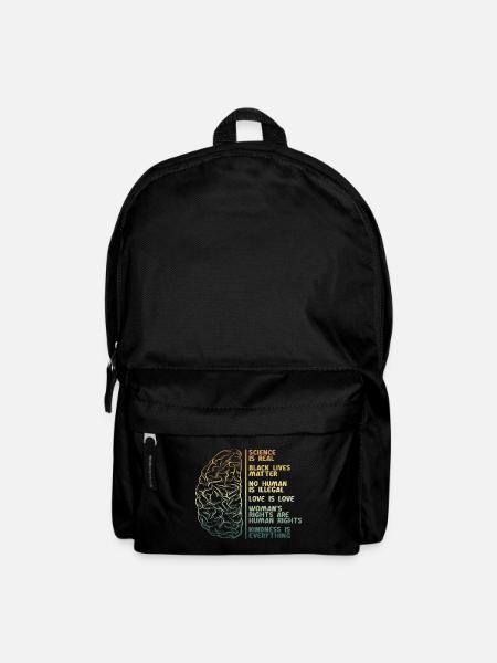 Wissenschaft Mensch Leben Liebe Frauen Rechte - Rucksack - Schwarz