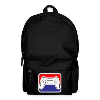 Gaming Gamepad Logo | Colors can be changed - Backpack - black - Front