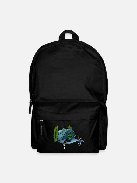 La Casquette De Pousse ! - Sac à dos - noir