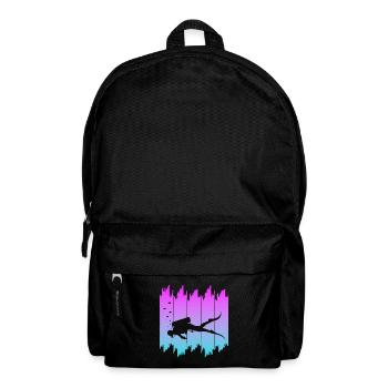 Tauchen, Scuba Diving - Rucksack - Schwarz - Vorne