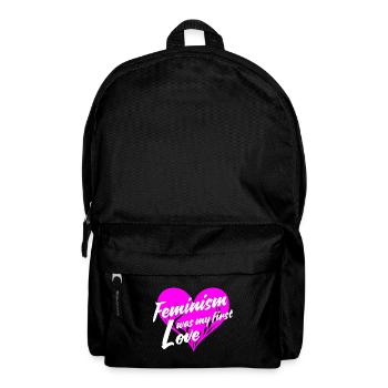 feminism was my first love - Backpack - black - Front