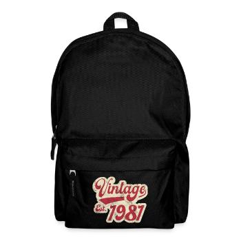 Jahrgang Est 1981 - Rucksack - Schwarz - Vorne