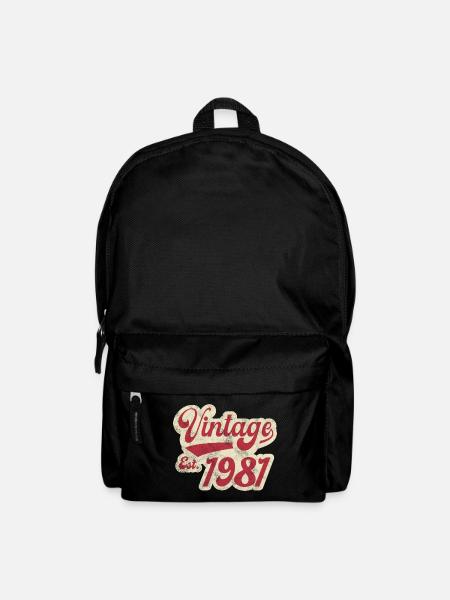 Jahrgang Est 1981 - Rucksack - Schwarz