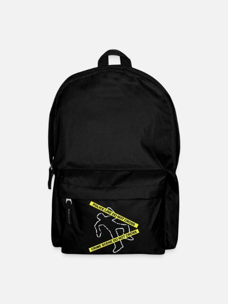 Tatort-Set - Rucksack - Schwarz