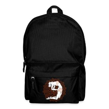 My yoga red - Rucksack - Schwarz - Vorne