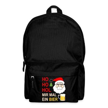 Ho Ho Hol Mir Mal Ein Bier - Rucksack - Schwarz - Vorne