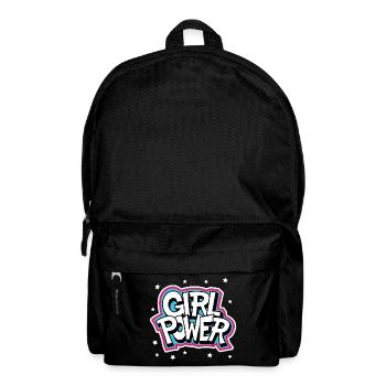 Girl Power - Rucksack - Schwarz - Vorne