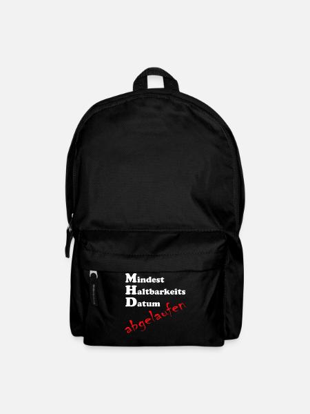Mindesthaltbarkeitsdatum abgelaufen - Rucksack - Schwarz