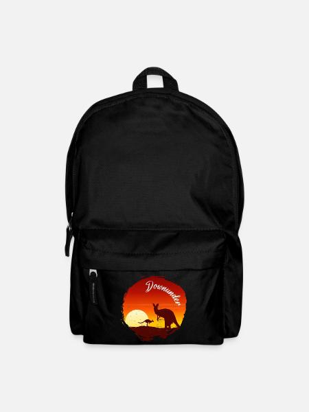 Downunder - Australien - Rucksack - Schwarz