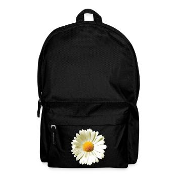 Gänseblümchen | Daisy flower power - Rucksack - Schwarz - Vorne